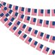 thumbnail image 1 of AhfuLife Guirnalda de bandera de EE. UU. de 10 m, 30 piezas, poliéster de doble cara, 1 of 7