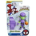 thumbnail image 3 of Spidey and His Amazing Friends Marvel Green Goblin Hero Collectible Action Figure, Green, 2.39 oz, 3 of 4