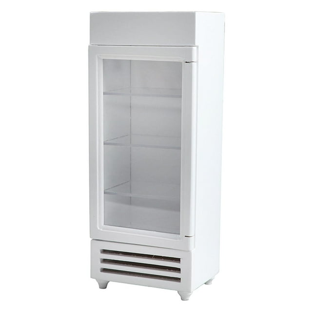 Simulación de Modelo 1 12 Muebles Paisaje Suministros Miniatura Refrigera para Cocina, Niñas , Blanco Q blanco CUTICAT Frigorífico casa de muñecas