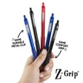 thumbnail image 3 of Bolígrafos Retráctiles Zebra Pen Z-Grip Reciclados Punta 1.0 mm Tinta Azul Paquete de 48, 3 of 6