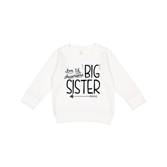 Inktastic I'm the Awesome Big Sister Toddler Sweatshirt