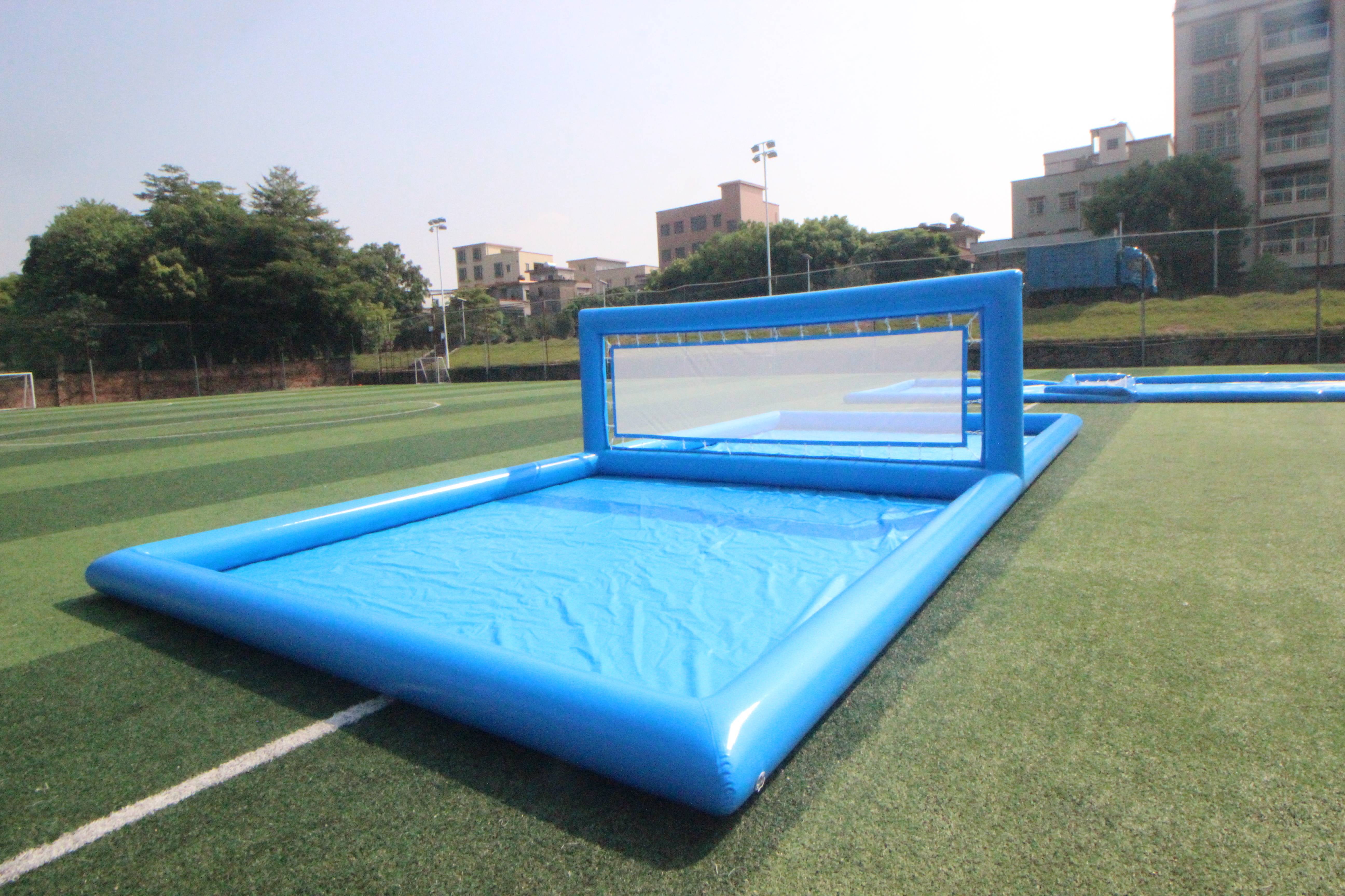 Inflatable Volleyball Court PVC Volleyball Pool Beach Water Volleyball Field
