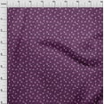 thumbnail image 3 of oneOone Cotton Jersey Purple Fabric Florals Quilting Supplies Print Sewing Fabric By The Yard 58 Inch Wide, 3 of 4