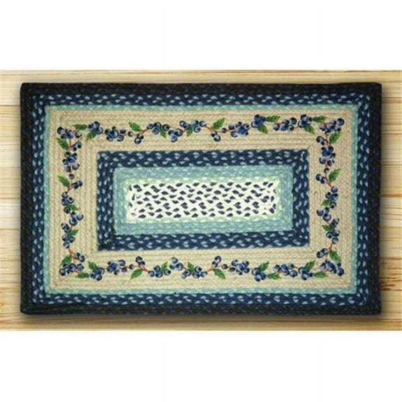 Earth Rugs 67-312BV Rectangle Patch Rug- Blueberry Vine
