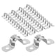 thumbnail image 1 of Uxcell 50-Pack Abrazaderas de Conducto, 1/2 in Abrazadera de Tubo Rígido de Acero Inoxidable M12 para Fontanería, 1 of 7