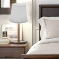 thumbnail image 5 of Zonhebin Cloth Lamp Shades Clip On Barrel Grey, 5 of 6