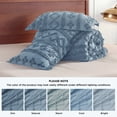 thumbnail image 3 of U by Bedsure Queen Tufted Boho Comforter Set, 3 Pieces Farmhouse Shabby Chic Embroidery Bedding Set, Soft Jacquard Grey Blue Comforter for All Seasons, 3 of 10