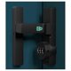 thumbnail image 3 of 180 Degree Barn Door Lock Latch Fluorescent Secure Your Home Easily Install Keyless Entry Zinc Alloy Matte, 3 of 5