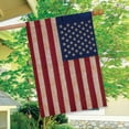thumbnail image 3 of Briarwood Lane Everyday 4th of July House Flag 40x28 For Outdoor Tea Stained Embroidered American Flag For 4th of July House Flag, 3 of 4