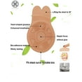 thumbnail image 4 of Luxtrada Women Adhesive Lift Invisible Bra Backless Nipplecovers Push Up Bra Strapless Sticky Rabbit Ear "Skin, DD-DDD Cup", 4 of 8