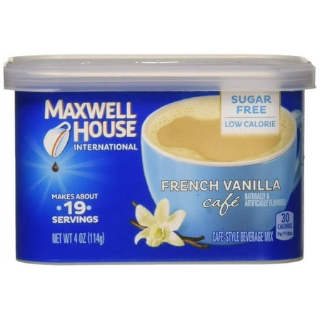Maxwell House International French Vanilla Cafe, 4 oz (Pack of 8)