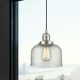 thumbnail image 3 of Innovations Lighting 201C Large Bell Large Bell 8" Wide Mini Pendant - White, 3 of 7