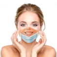 thumbnail image 3 of Mascarilla facial divertida para adultos Escudo bucal con estampado 3D facial Mascarilla facial a prueba de polvo para mujeres Hombres J BLESIY cubierta divertida, 3 of 8