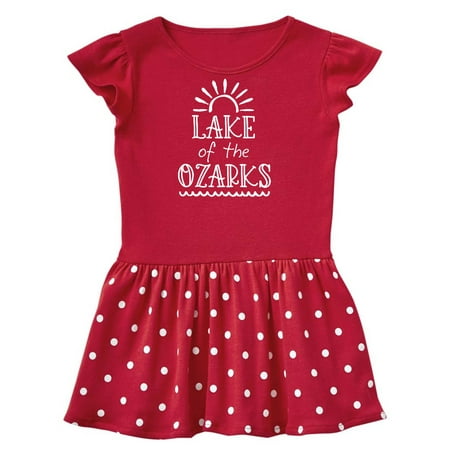 

Inktastic Lake of the Ozarks Sun and Lake Gift Toddler Girl Dress