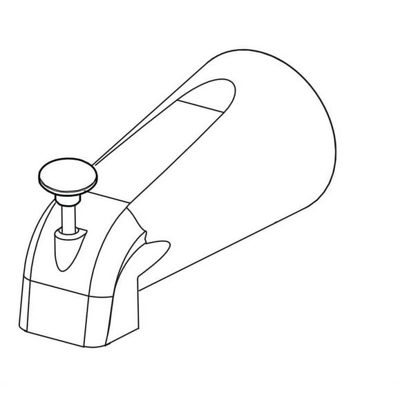 Pfister 920-133 Replacement Diverter Tub Spout For The Pfister R89 Series - Chrome