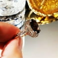 thumbnail image 4 of Pretty Cubic Zircon 18k Yellow Gold Plated Ring Engagement Jewelry Sz 6-10, 4 of 7