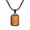Black C, variant on Gemstone Necklace for Men Octagonal Rectangle Pendant Box Chain Stainless Steel Vintage Simple Statement Personalized Gift Jewelry Silver D