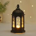 thumbnail image 3 of facefd LED Wind Lights Ramadan Lantern Lamp Hanging for Event Decor black, 3 of 8