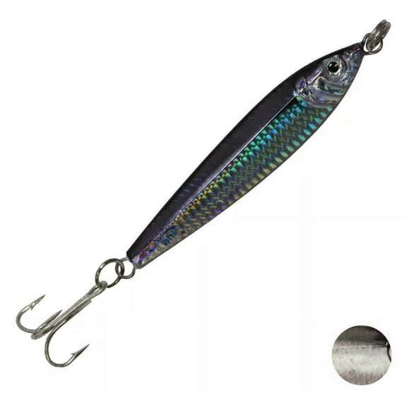 Ahi USA 2 oz Live Deception Flash Jig Anchovy Pattern Fishing Lure
