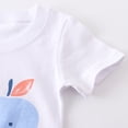 thumbnail image 2 of WIBACKER 2-7T Kids Baby Girls Short Sleeve Crew Neck T-Shirt 100% Cotton Tee for Toddler Summer, 2 of 8