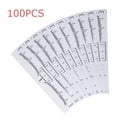 thumbnail image 2 of Adjustable Eyebrow Ruler Eyebrow Shaping Tool Sticker Makeup Tattoo Shaper Stencil Measure Tool, 2 of 9
