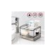thumbnail image 2 of Sink Sponge Holder Kitchen Sink Organizer Under Sink Storage Kitchen Sink Storage Bathroom Sink Room Storage Black, 2 of 5