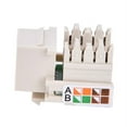 thumbnail image 6 of axGear RJ45 Cat5e 110 Punch Down Keystone Network Ethernet Jack Port 10 PCS, 6 of 7