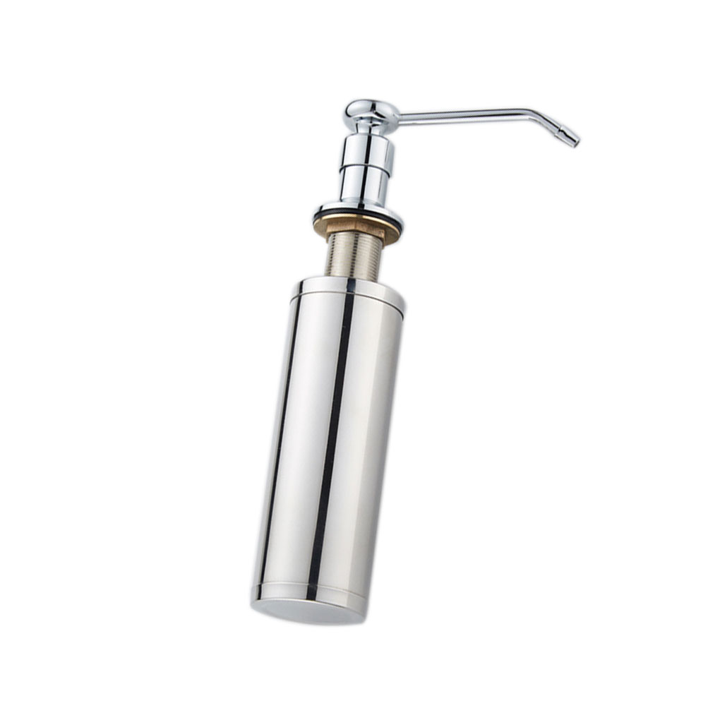 fashionhome Kitchen Sink Manual Soap Dispenser ABS Stainless Steel