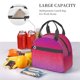 thumbnail image 5 of Disketp Light Purple Glitter Lonchera Térmica para Mujer y Hombre, Bolsa de Almuerzo Reutilizable e Impermeable para Trabajo, Viajes y Picnic, 5 of 7