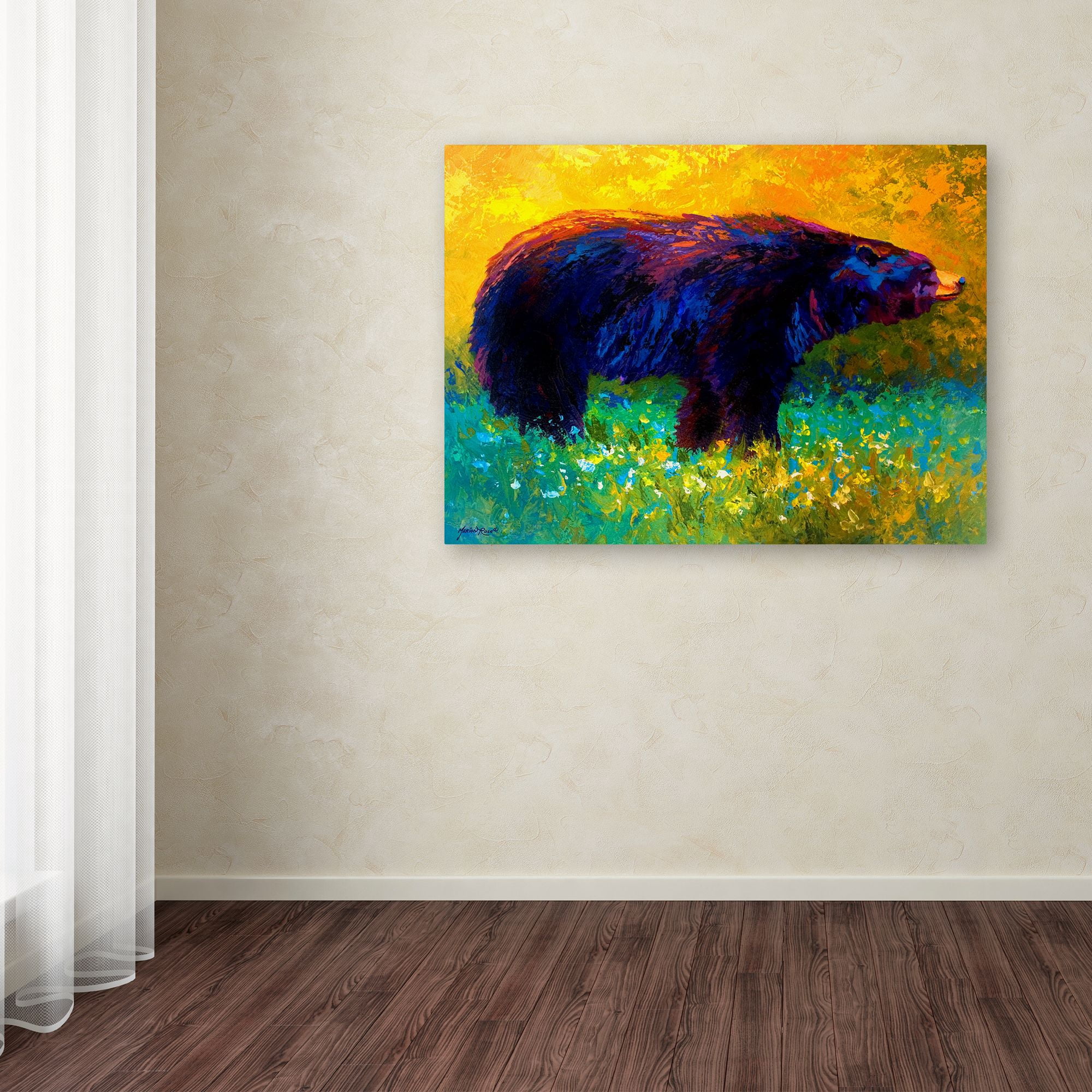 Trademark Fine Art 'Spring Stroll' Canvas Art by Marion Rose