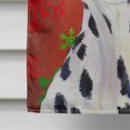 thumbnail image 4 of Carolines Treasures SS4699CHF 28 x 40 Po. Dalmatian Flocons de Neige Rouges et Verts Drapeau de Noël en Toile Taille Maison, 4 of 4