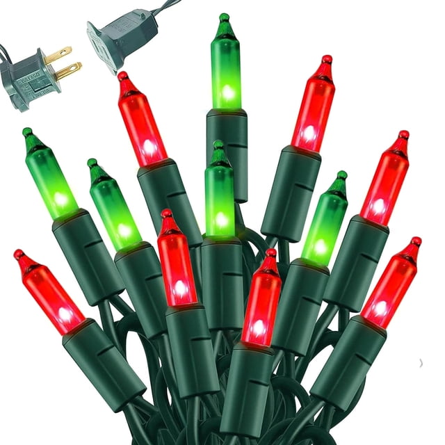 Luces de cadena deslumbrantes brillantes 6 m 100 incandescentes impermeables