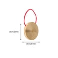 thumbnail image 2 of 1 Set Chinese Gong Hand Gong Creative Copper Gong Music Toy for Festival Party, 2 of 8