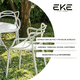 thumbnail image 2 of Sillas de Comedor EKE Life Home Set de 4 Nealtican Exterior Interior PVC blanco GC015, 2 of 8