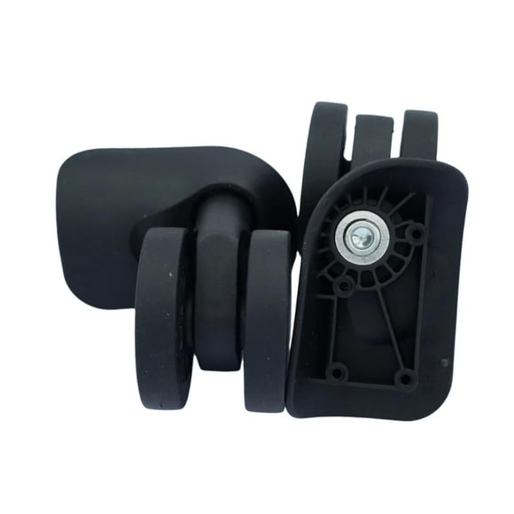 2 piezas de ruedas para maletas, repuestos para maletas, silenciosas, flexibles, con rotación suave de 360 grados, ruedas para maletas de viaje.