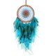 thumbnail image 1 of Atrapasueños grande con plumas de colores (azul), 1 of 4