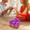 thumbnail image 4 of Cesta de hierro con rosas de jabón, caja de regalo para Tanabata, regalo de San Valentín, flor eterna, regalo creativo para bodas, pétalos., 4 of 4