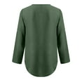 thumbnail image 5 of Womens Summer Plus Size Adjustable Sleeves Button Loose Shirt Chiffon Zipper Tops for Women, 5 of 8