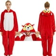 thumbnail image 5 of Flannel Cartoon Animal Siamese Pajamas Holy Golden Tianma Triceratops Lion Stage Performance Clothes, 5 of 5