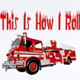 thumbnail image 2 of CafePress - How I Roll Fire Truck Infant Bodysuit - Baby Light Bodysuit, Size Newborn - 24 Months, 2 of 4