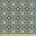 thumbnail image 2 of Ambesonne Moroccan Fabric by the Yard Upholstery, Eastern Mosaic Motif Art, 5 Yards, Multicolor, 2 of 5