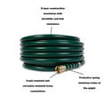 thumbnail image 7 of Gilmour Flexogen 75ft Heavy Duty Garden Hose, 5/8" All-Weather Water Hose with Crush-Resistant Brass Fittings, 500 PSI Burst Strength, Kink & Leak Resistant, 7 of 7