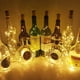 thumbnail image 2 of Paquete de 24 luces LED para botellas, luces de cadena, alambre de cobre, luces para botellas de vino a batería con corcho, blanco cálido, 2 of 6