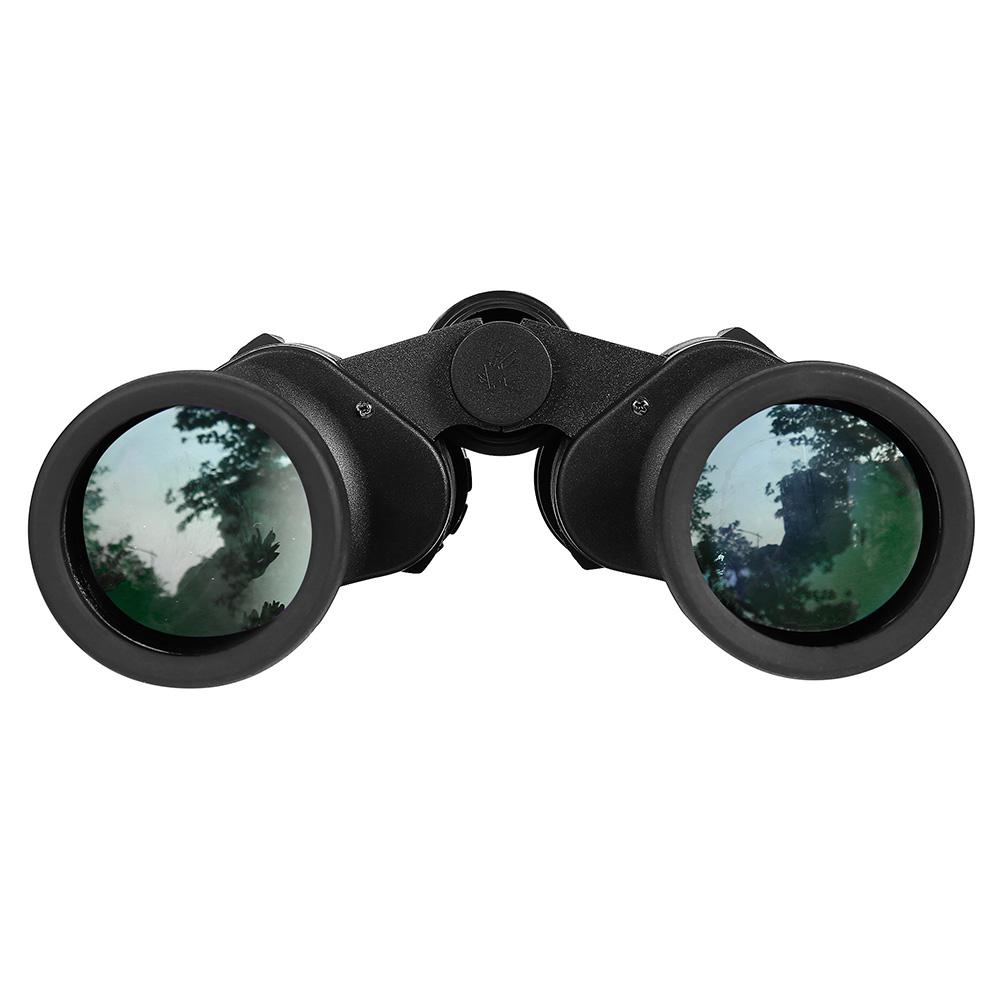 Qiilu Portable Binoculars Night Vision 10X50 10KM Wide Angle Binoculars