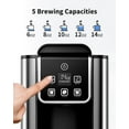 thumbnail image 2 of Hot & Iced Coffee Maker with Bold Setting, Single Serve Coffee Maker for K Cup and Grounds, 6-14 Oz Brew Sizes, 50 Oz Removable Water Tank, One Cup Coffee Machine with Reusable Filter, Black, 2 of 4
