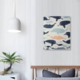 thumbnail image 4 of BCIIG Whales Ocean Fine Art Poster Print Wall Painting for Living Room Bedroom Home Office Decor Canvas Art Print 12x16 in, 4 of 5