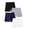 Dark Gray, variant on Ruyang 4 Pack Boys Cotton Linen Shorts Comfy Lightweight Loose Fit Drawstring Bermuda Pants Toddler Summer Pull On Jogger Shorts