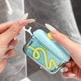 thumbnail image 3 of Portable Floss Pick Dispenser Automatic Pop-Up Dental Flosser Case Reusable Refillable Travel Floss Stick Holder Container Box, 3 of 8