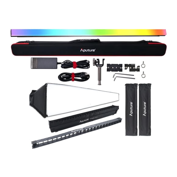 Pixel Bar Aputure Infinibar PB12 con Softbox, rejilla y conector