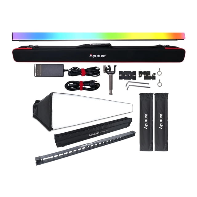 Pixel Bar Aputure Infinibar PB12 con Softbox, rejilla y conector